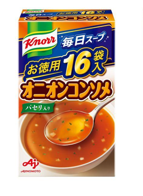 아지노모토 쿠놀 매일 컵스프 양파 콘소메 1개(16개입)