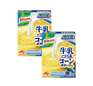 아지노모토 쿠놀 컵스프 우유 옥수수 포타주(2개세트)