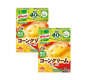 아지노모토 쿠놀 저염 컵스프 옥수수크림(2개세트)