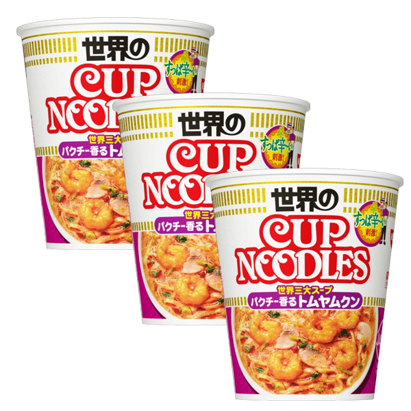 닛신 똠얌 컵누들 75g (3개 세트)