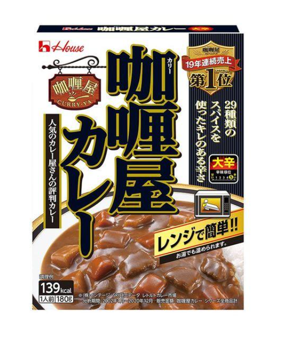 하우스식품 카리야 아주 매운맛 카레 180g