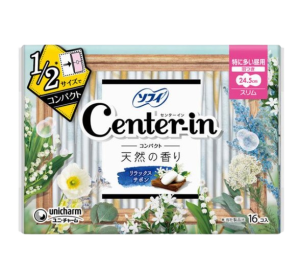 소피 센터인 인컴팩트 릴랙스 날개용 생리대 16매