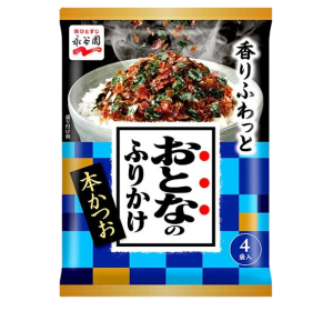 나가타니엔 어른의 가다랭어 후리카케 4개입