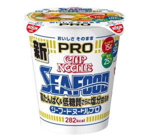 닛신 PRO 고단백 저당질 씨푸드 컵누들 컵라면 78g