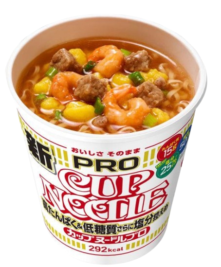 닛신 PRO고단백 저당질 컵누들 컵라면 75g