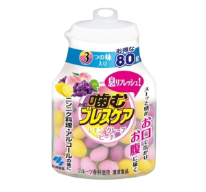 씹어먹는 브레스케어 3가지 맛 80정