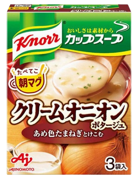 아지노모토 쿠놀 컵스프 크림 어니언 3개입