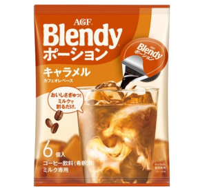 아지노모토 AGF 블랜디 포션 커피 카라멜 오레 6개입