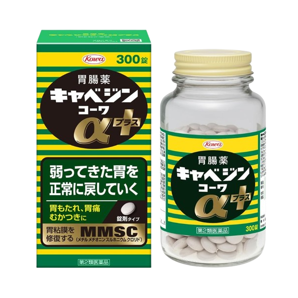 카베진 코와 알파 플러스 300정