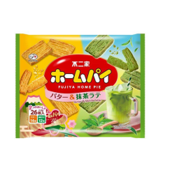 후지야 버터&말차라떼 홈파이 1봉