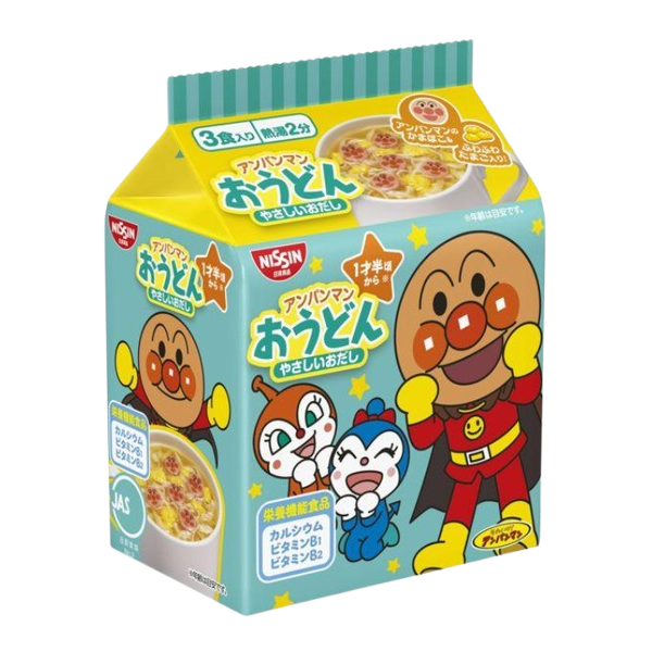 닛신 호빵맨 부드러운 우동 3개입