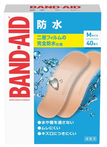 밴드에이드 구급 반창고 방수 M사이즈 40매