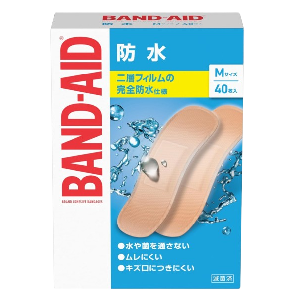 밴드에이드 구급 반창고 방수 M사이즈 40매