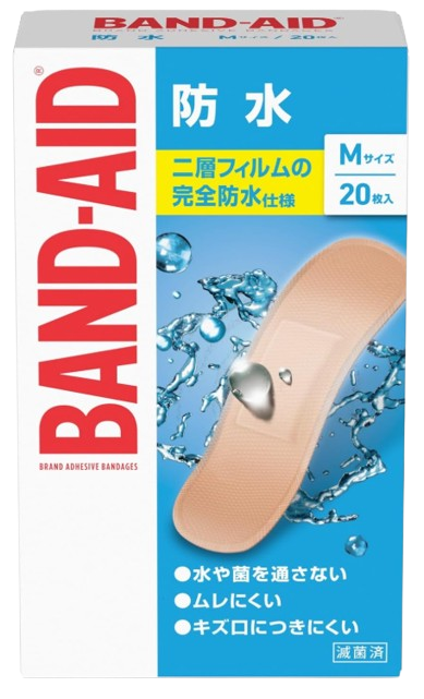 밴드에이드 구급 반창고 방수 M사이즈 20매
