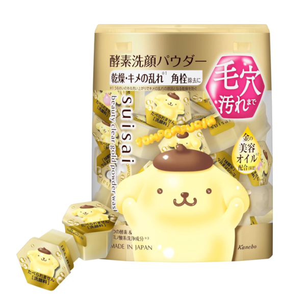 (기간한정)수이사이 클렌징 골드 파우더 폼폼푸린 32개입