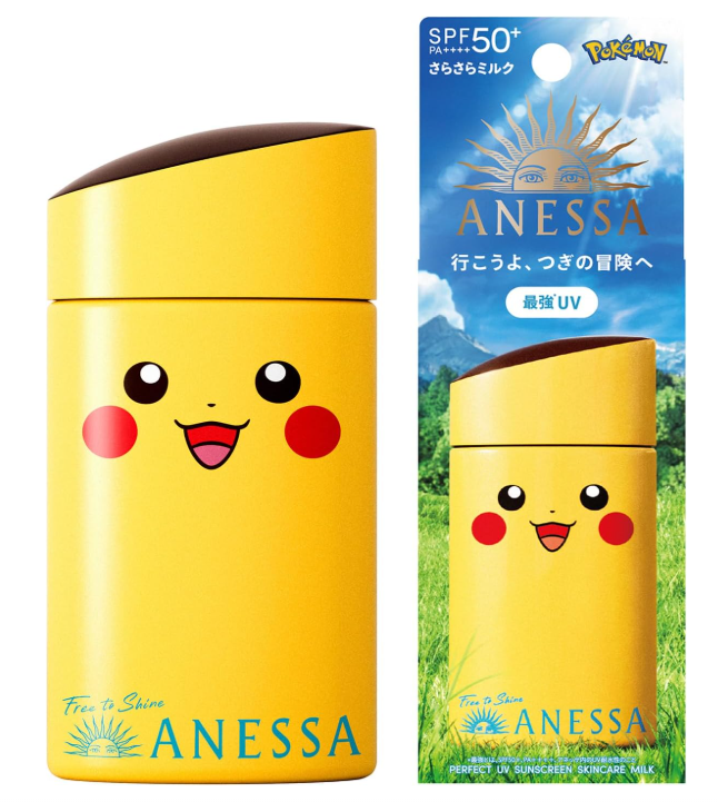 (기간한정)아네사 퍼펙트 UV 썬크림 스킨케어 밀크 60ml 피카츄