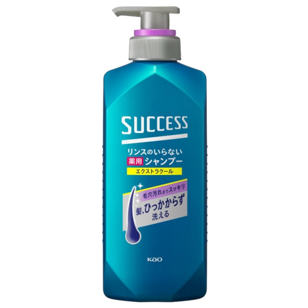 카오 석세스 린스가 필요없는 엑스트라쿨 샴푸 400ml