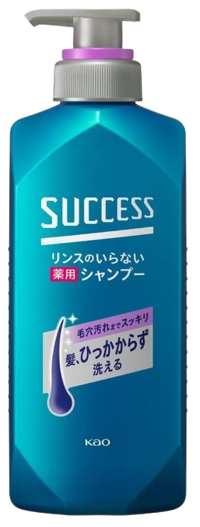 카오 석세스 린스가 필요없는 아쿠아시트러스향 약용 샴푸 400ml