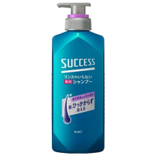 카오 석세스 린스가 필요없는 아쿠아시트러스향 약용 샴푸 400ml