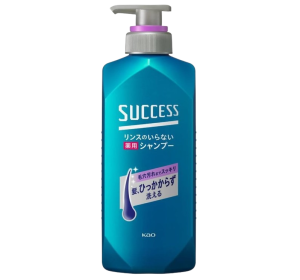 카오 석세스 린스가 필요없는 아쿠아시트러스향 약용 샴푸 400ml