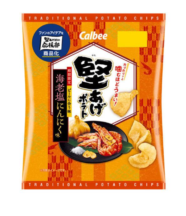 칼비 딱딱하게 튀긴 감자칩 갈릭새우맛