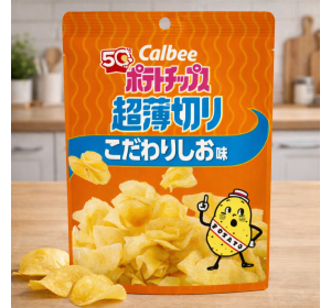 칼비 Calbee 얇은 감자칩 소금맛 40g