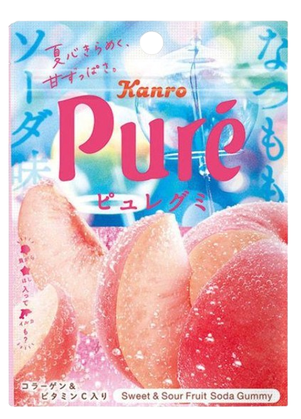 칸로 퓨레구미 복숭아소다 52g