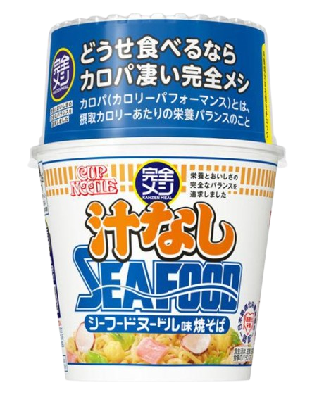 닛신 완전메시 국물 없는 해산물 컵누들 111g