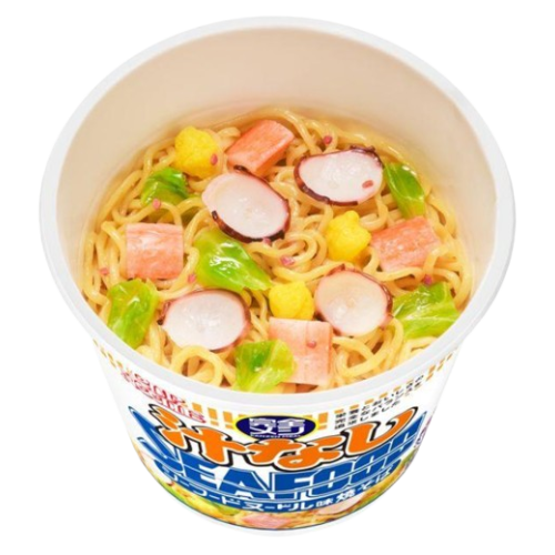닛신 완전메시 국물 없는 해산물 컵누들 111g