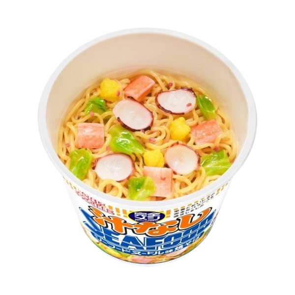 닛신 완전메시 국물 없는 해산물 컵누들 111g