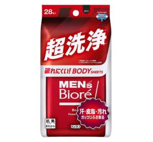 비오레 맨즈 바디시트 세척타입 은은한 시트러스향 28매입