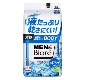 비오레 맨즈 바디시트 산틋한 시트러스향 28매입