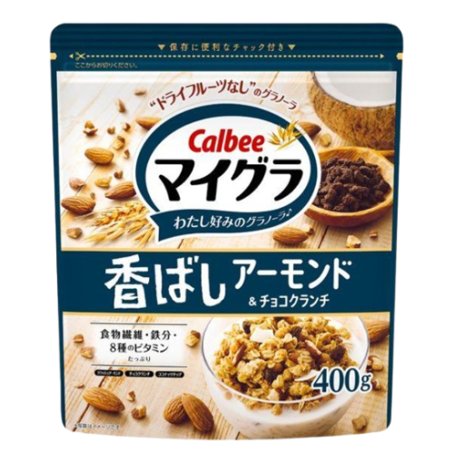 칼비 마이구라 고소한 아몬드 초코 크런치 그래놀라 400g