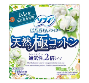 소피 팬티라이너 천연 극면 14cm 54매입