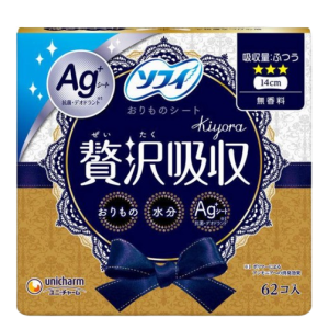 소피 키요라 팬티라이너 Ag 무향료 14cm 62매입