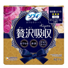 소피 키요라 팬티라이너 플로럴 14cm 62매입