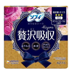 소피 키요라 팬티라이너 플로럴 14cm 62매입
