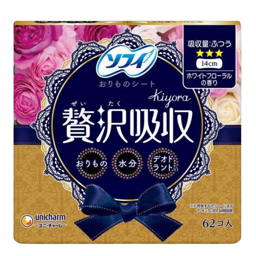 소피 키요라 팬티라이너 플로럴 14cm 62매입