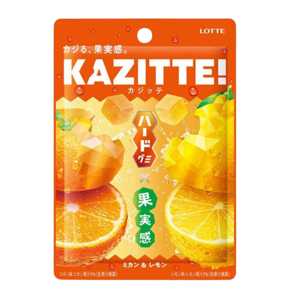 롯데 카지테 구미 귤&레몬 80g