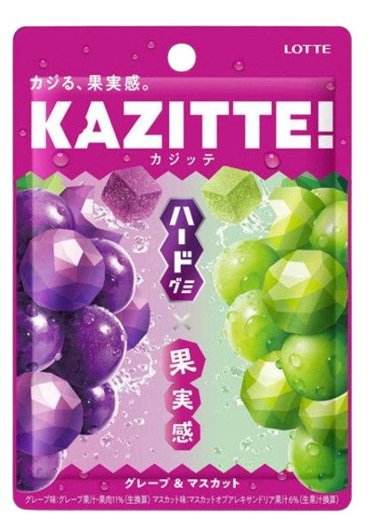 롯데 카지테 구미 그레이프&청포도 80g