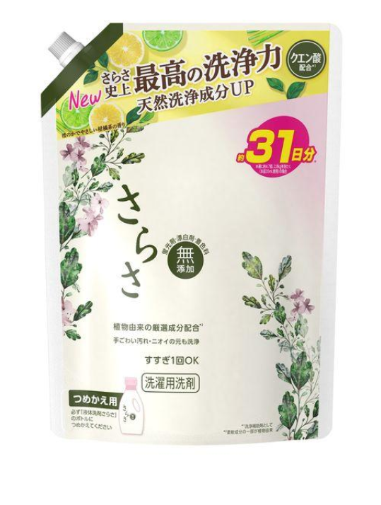 사라사 액체 세제 부드러운 감귤향 리필 760ml