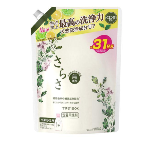 사라사 액체 세제 부드러운 감귤향 리필 760ml