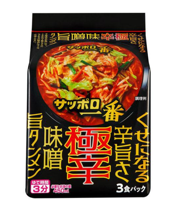 산요식품 삿포로 제일 극신 된장탕면 3개입 1봉