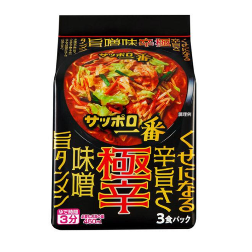 산요식품 삿포로 제일 극신 된장탕면 3개입 1봉