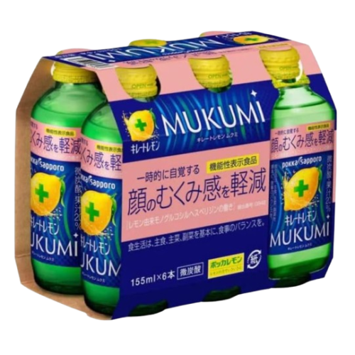 포카삿포로 무쿠미 레몬 155ml 6개입