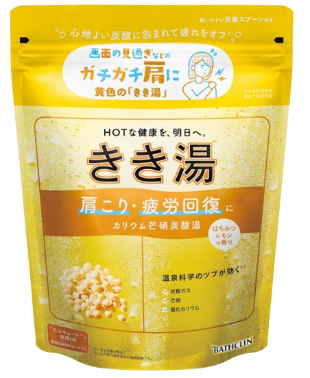 키키유 칼륨 탄산탕 입욕제 꿀레몬향 360g