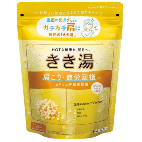 키키유 칼륨 탄산탕 입욕제 꿀레몬향 360g