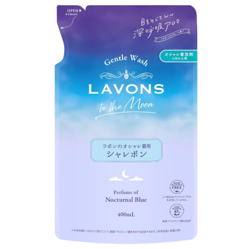 라봉 투더문 옷 세제 녹터널 블루향 리필 400ml