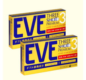 이브 진통제 쓰리샷 프리미엄 30정 3개 세트