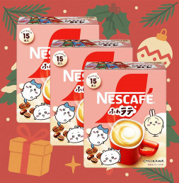 네스카페 후와라떼 치이카와 모둠팩 15p 3개 세트